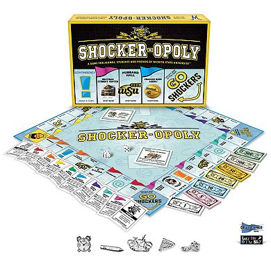 Late For The Sky: Shocker-Opoly - Wichita State University Themed Family Board Game