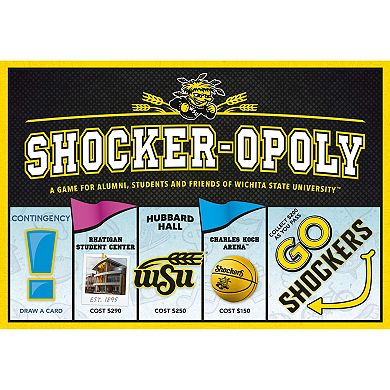 Late For The Sky: Shocker-Opoly - Wichita State University Themed Family Board Game