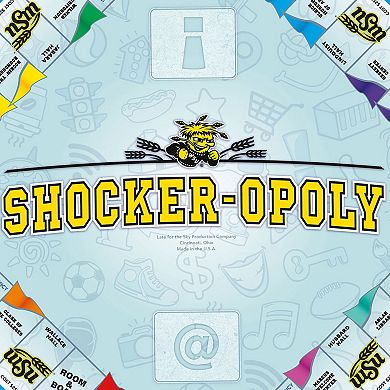 Late For The Sky: Shocker-Opoly - Wichita State University Themed Family Board Game