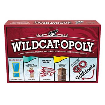 Late For The Sky: Wildcat-Opoly - University Themed Family Board Game