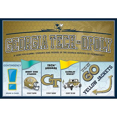 Late For The Sky: Georgia Tech-Opoly - Themed Family Board Game