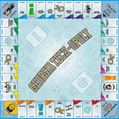 Late For The Sky: Georgia Tech-Opoly - Themed Family Board Game