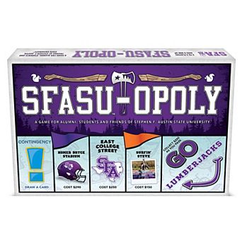 Late For The Sky: SFASU-Opoly - University Themed Family Board Game