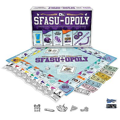 Late For The Sky: SFASU-Opoly - University Themed Family Board Game