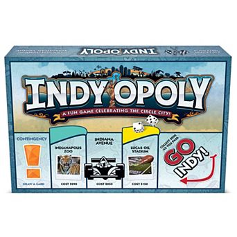 Late For The Sky: Indy-Opoly - Indianapolis Themed Family Board Game