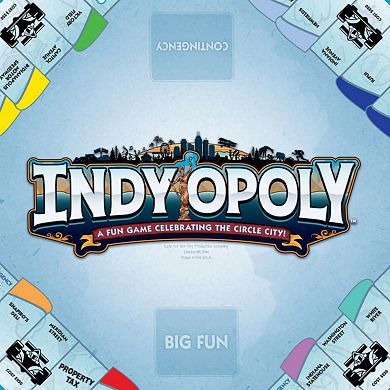 Late For The Sky: Indy-Opoly - Indianapolis Themed Family Board Game