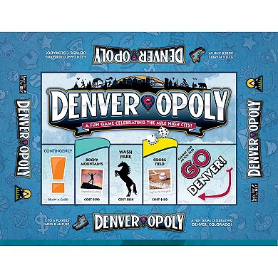Late For The Sky: Denver-Opoly - City Themed Family Board Game