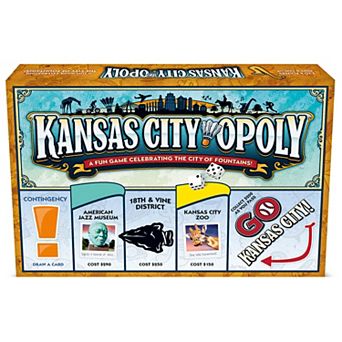 Late For The Sky: Kansas City-Opoly - Themed Family Board Game