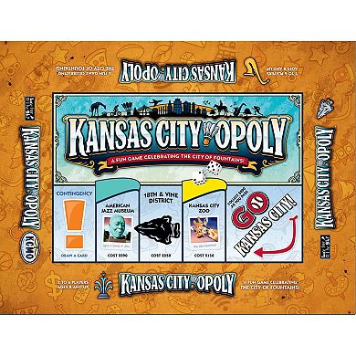 Late For The Sky: Kansas City-Opoly - Themed Family Board Game
