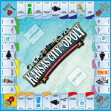 Late For The Sky: Kansas City-Opoly - Themed Family Board Game