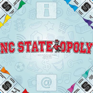 Late For The Sky: NC State-Opoly - University Themed Family Board Game