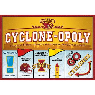 Late For The Sky: Cyclone-Opoly - Iowa State University Themed Family Board Game