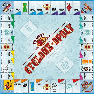 Late For The Sky: Cyclone-Opoly - Iowa State University Themed Family Board Game