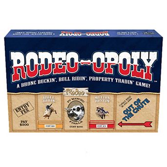 Late For The Sky: Rodeo-Opoly - Themed Family Board Game