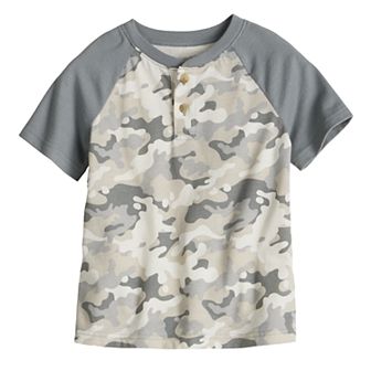 Baby & Toddler Boy Jumping Beans® Raglan Henley T-Shirt