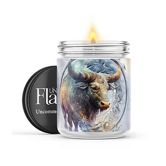 Zodiac Taurus - 22-oz Candle Jar - Apple Cider & Clove