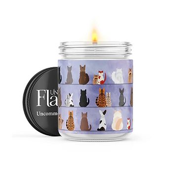 Sitting Kitties - 22-oz Candle Jar - Sea Salt & Peony