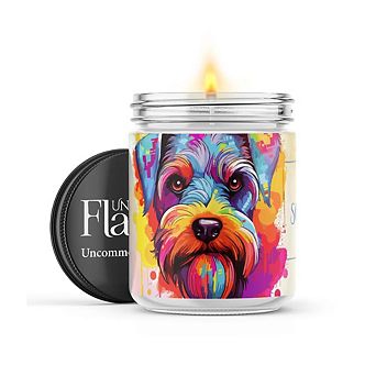 Schnauzer - 22-oz Candle Jar - Black Ice