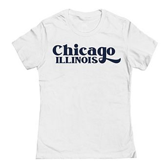Junior's Chicago Text Graphic Tee