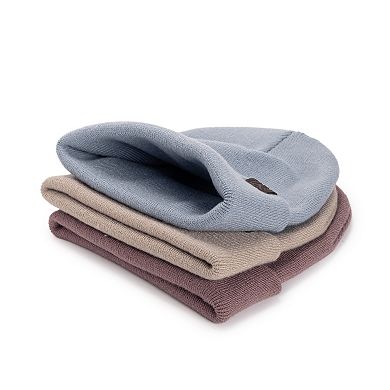 Women's MUK LUKS 3 Pair Beanie