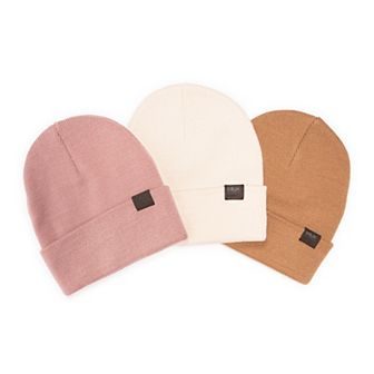 Women's MUK LUKS 3 Pair Beanie