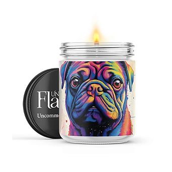 Pug - 22-oz Candle Jar - Mahogany Teakwood