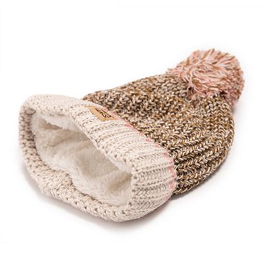 Women's MUK LUKS Marled Chunky Stitch Hat