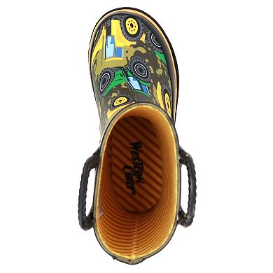 Tractor Tough Toddler Rain Boots