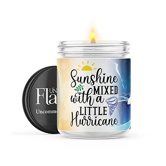 Sunshine Mixed With A Little Hurricane - 22-oz Candle Jar - Mahogany Teakwood