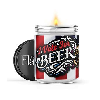 Vote For Beer - 22-oz Candle Jar - Volcano