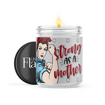Strong As A Mother - 22-oz Candle Jar - Black Ice