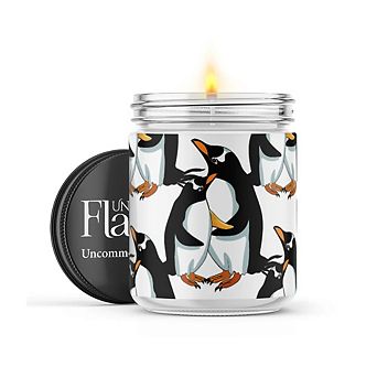 Penguins - 22-oz Candle Jar - Sea Salt & Peony