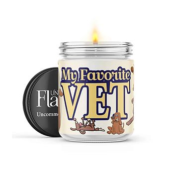 My Favorite Vet - 22-oz Candle Jar - Sea Salt & Peony