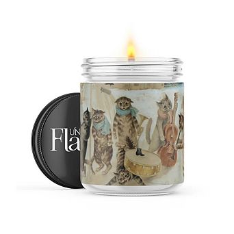 Musical Cats - 22-oz Candle Jar - Eucalyptus