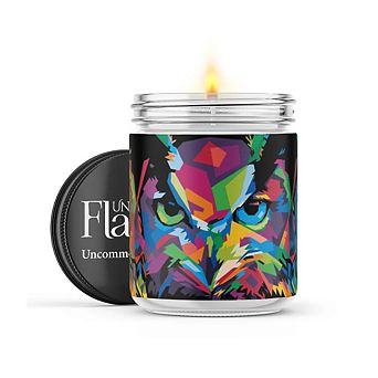 Owl - 22-oz Candle Jar - Mahogany Teakwood