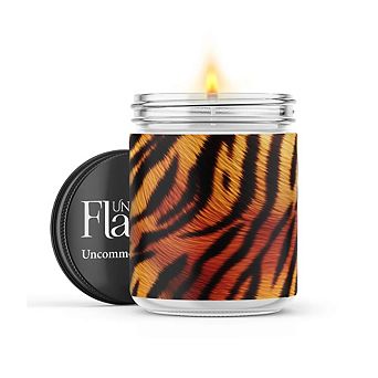 Tiger Print - 22-oz Candle Jar - Warm Vanilla Sugar