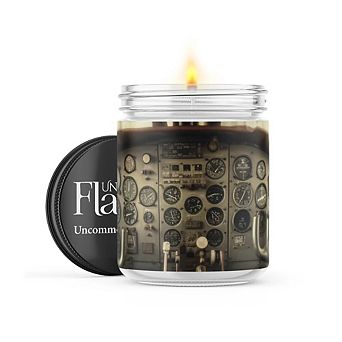 Plane Cockpit - 22-oz Candle Jar - Volcano