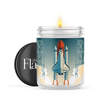 Rocket Take Off - 22-oz Candle Jar - Mahogany Teakwood