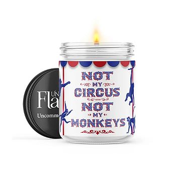 Not My Circus, Not My Monkeys - 22-oz Candle Jar - Wildflowers