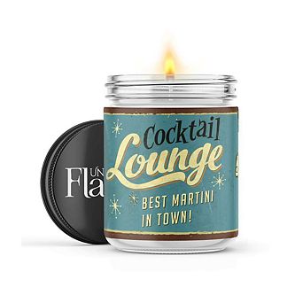 Retro Cocktail Lounge - 22-oz Candle Jar - Sea Salt & Peony