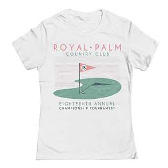 Junior's Royal Palm Golf Graphic Tee