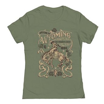 Junior's Wyoming Graphic Tee