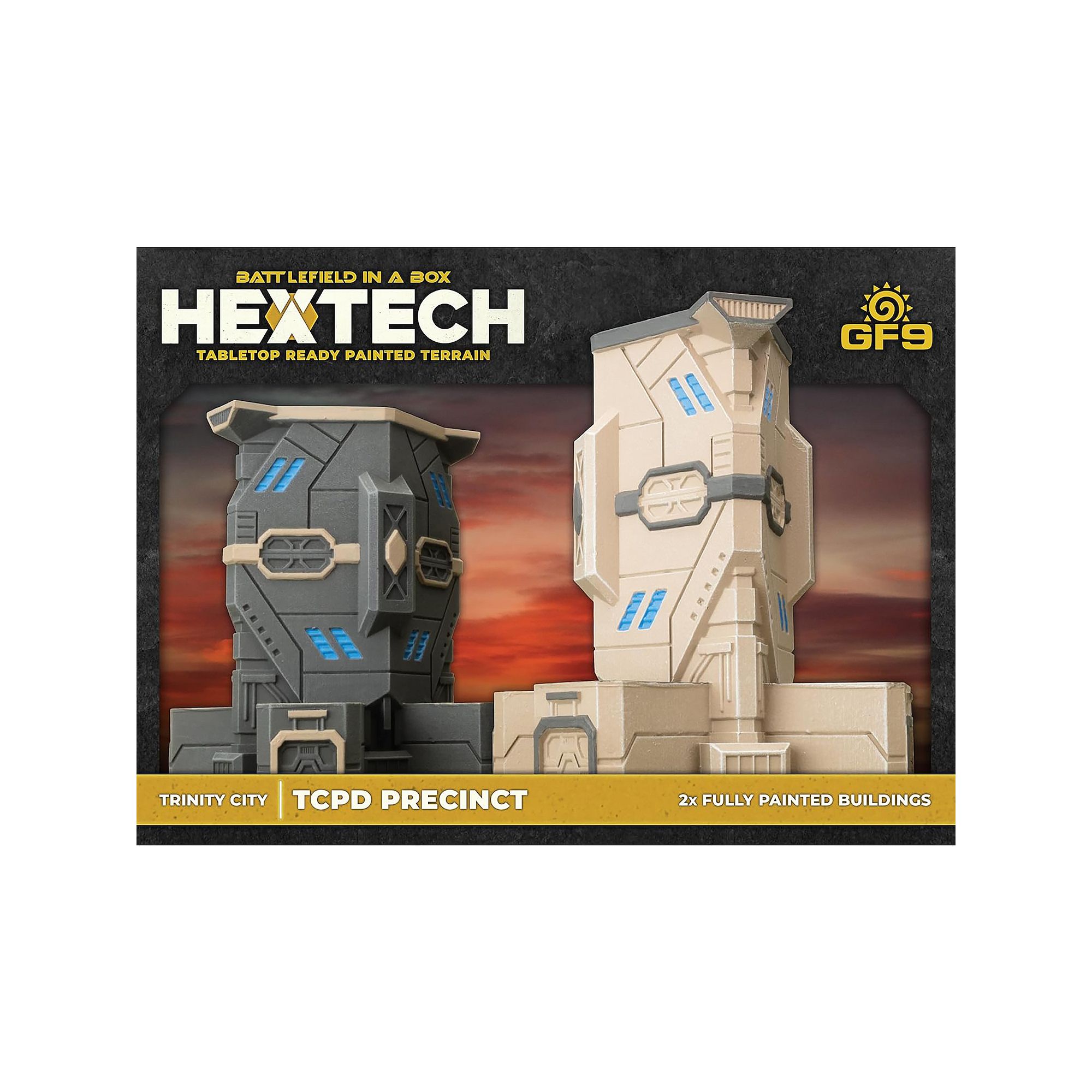 Battlefront Miniatures GF9: Hextech Trinity City: TCPD Precinct, Multi