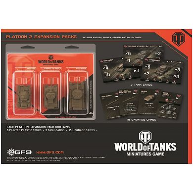 Battlefront Miniatures World of Tanks: U.K. Tank Platoon 2 Crusader, Sherman VC Firefly, Challenger