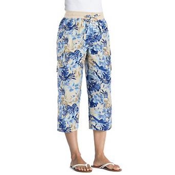 Woman Within Plus Size Convertible Length Cargo Capri/Bermuda