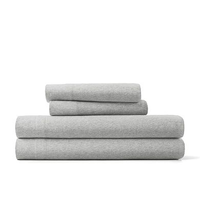 Urban Loft's 100% Cotton Jersey Knit Sheets, Ultra Soft, 4 Piece Sheet Set