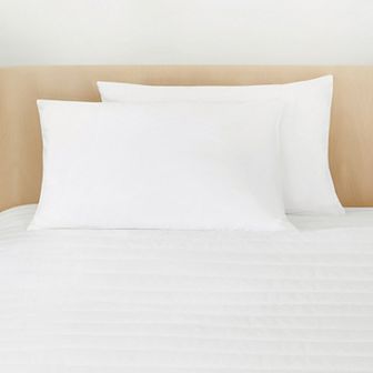 2 Pack Pillow Protectors - Waterproof, Jersey Knit, Zipper Closure, Standard/queen Or King