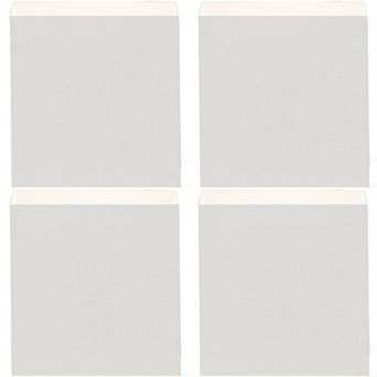 Wall Sconce LED Waterproof Wall Lamp Aluminum with Adjustable Beam 10 watt 4000K Cool White Set of 4