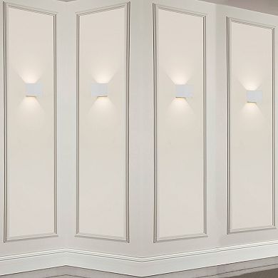 Wall Sconce LED Waterproof Wall Lamp Aluminum with Adjustable Beam 10-Watt 4000K Cool White Set of 4