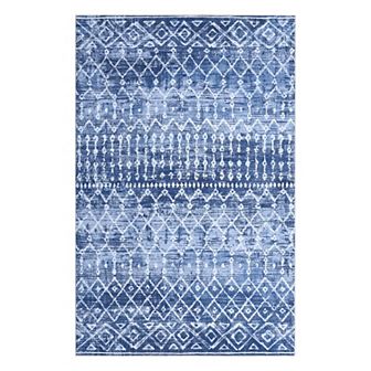 Garvee Vintage Boho Geometric Rug Indoor Soft Non Slip Oriental Carpet Mat